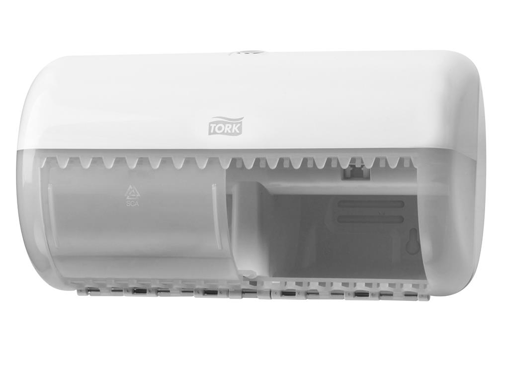 TORK T4 DISPENSER TOILETPAPIER DUOROL WIT 557000