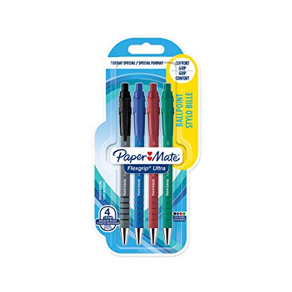PAPERMATE balpen FLEXGRIP STD 3+1