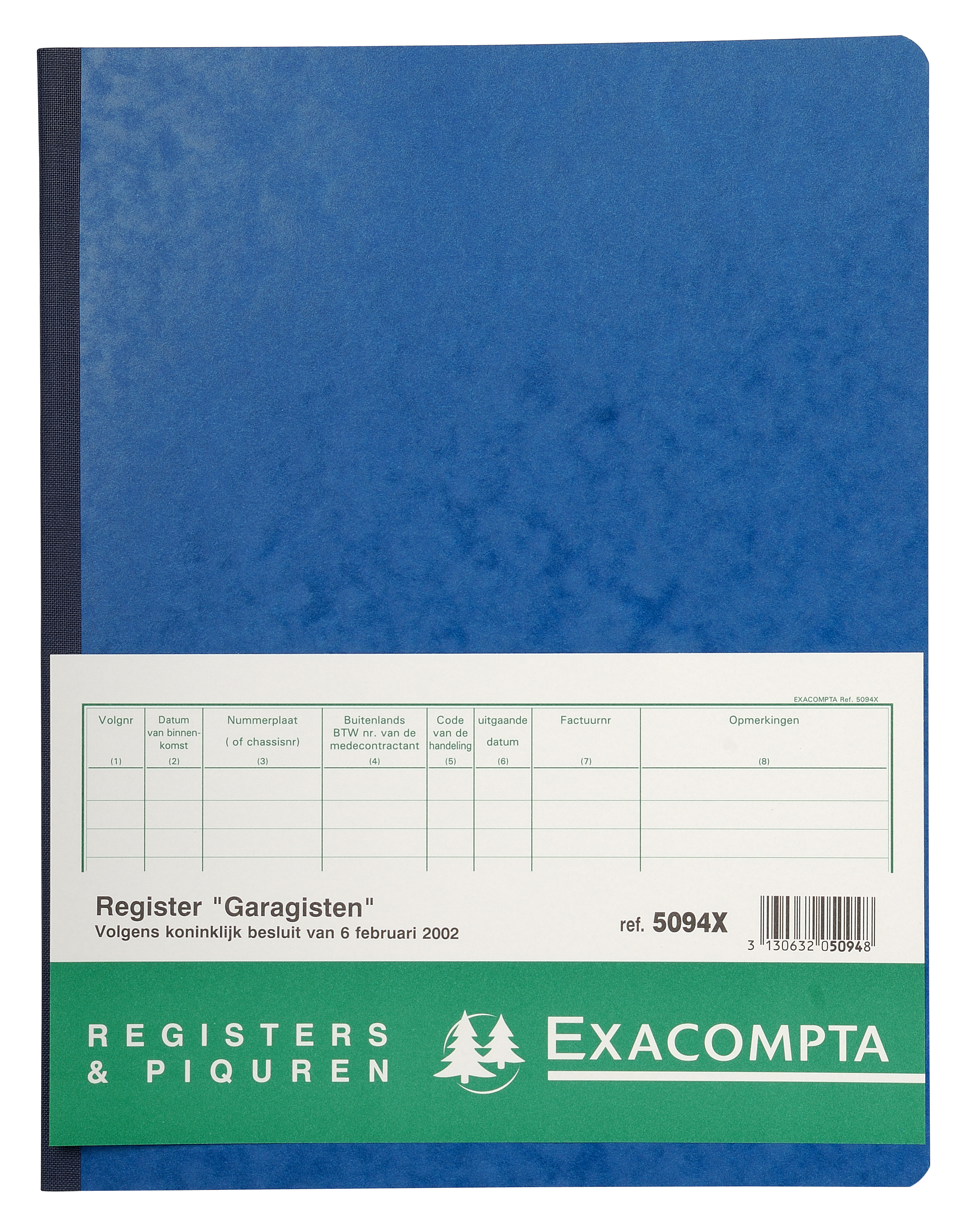 EXAC REGISTER GARAGISTEN