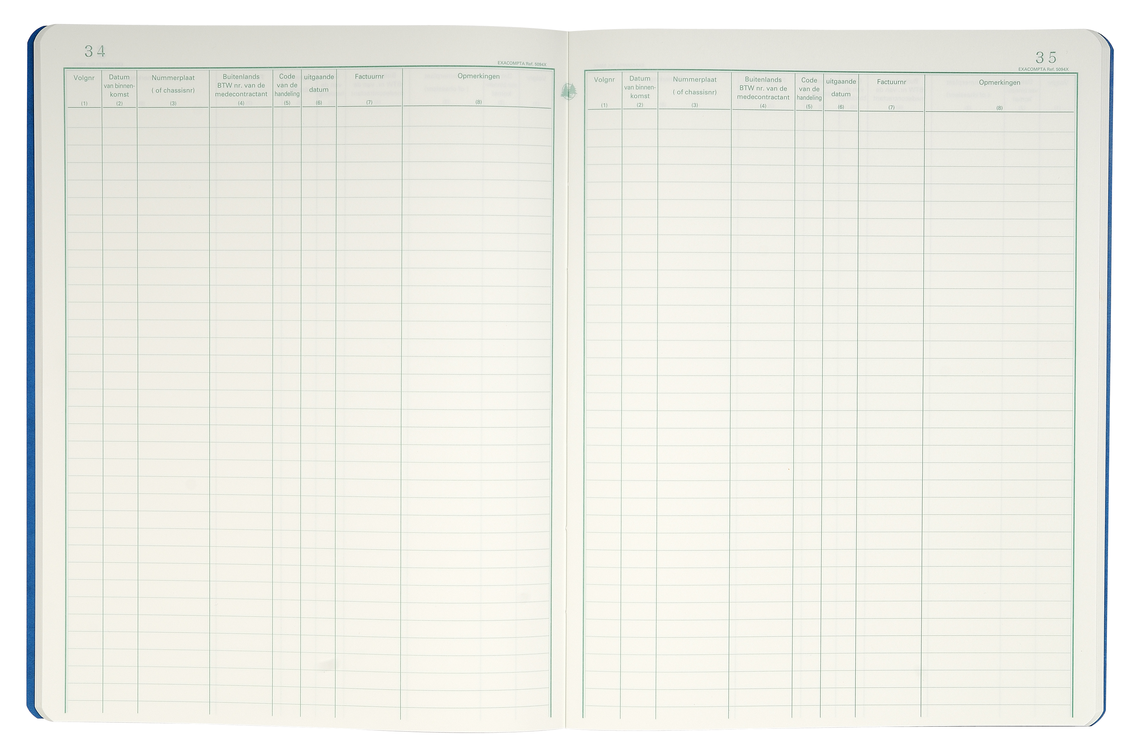 EXAC REGISTER GARAGISTEN