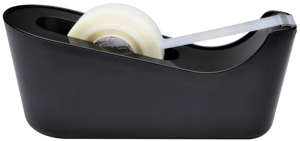 SCOTCH DISPENSER C18 zwart INCL ROL