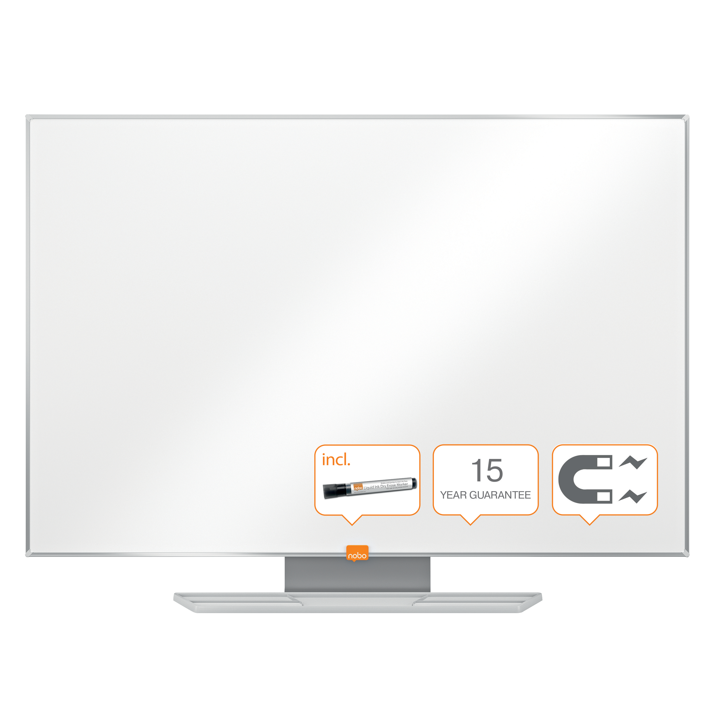 NOBO CLASSIC WHITEBOARD STAAL 90X60 btc