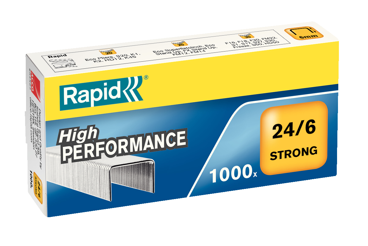 RAPID NIETEN 24/6 GAL 1000 STR